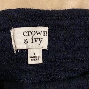 Crown & Ivy off the shoulder shirt